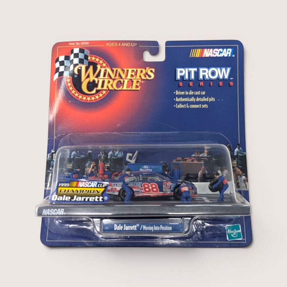 1990s Winners Circle Pit Row Dale Jarrett NASCAR Toy Sealed